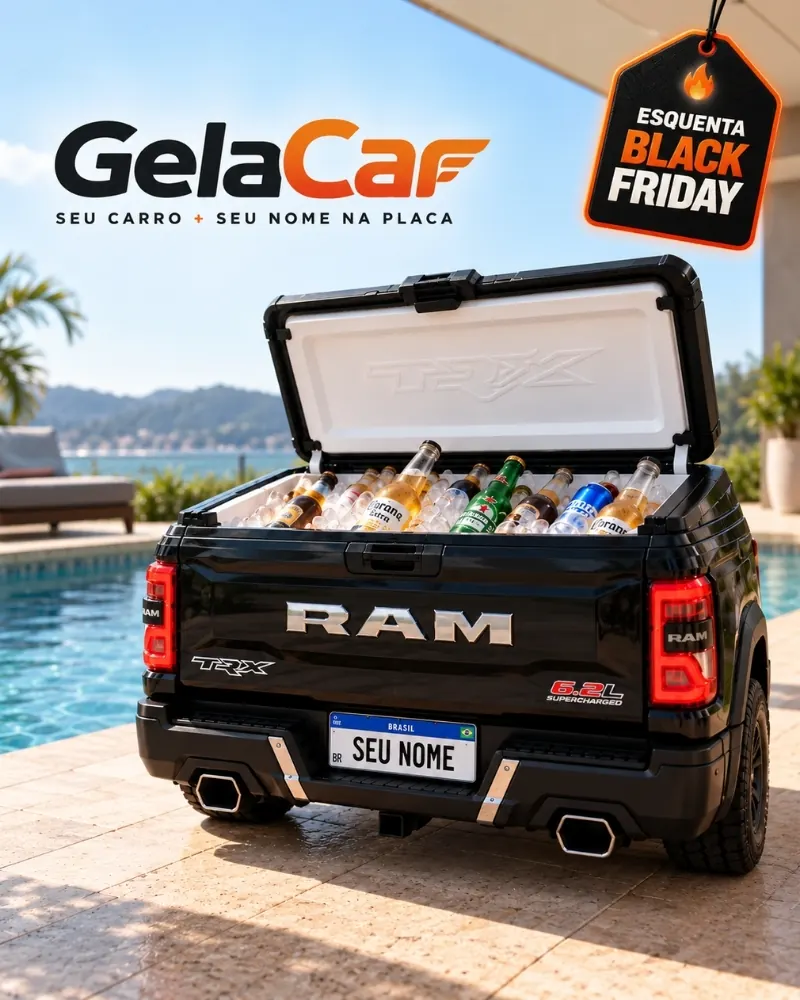 GelaCar™ – Cooler dos Apaixonados por Carros & Churrasco