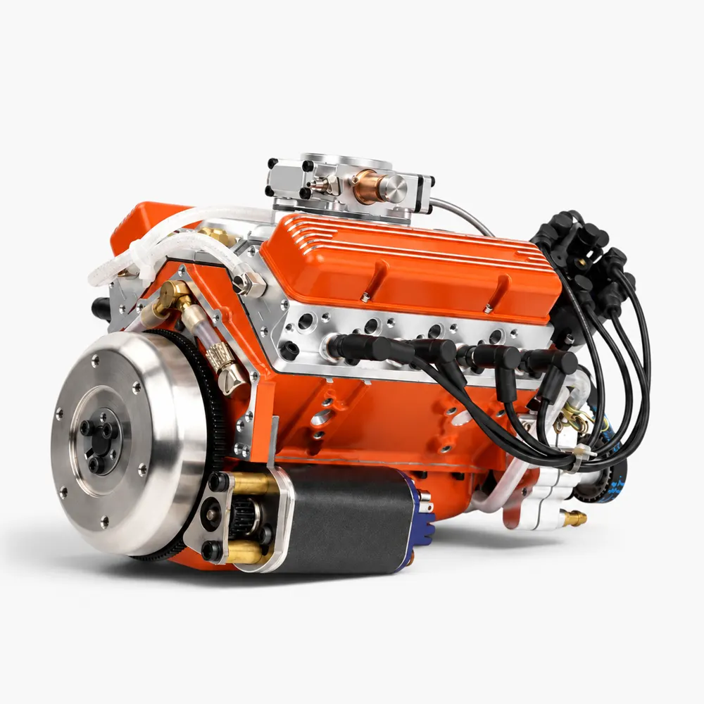Kit de Motor V8 de Mesa 1/6, 4 Tempos, 44cc, Refrigerado a Água, OHV, Gasolina, Modelo Small-Block — foto 1
