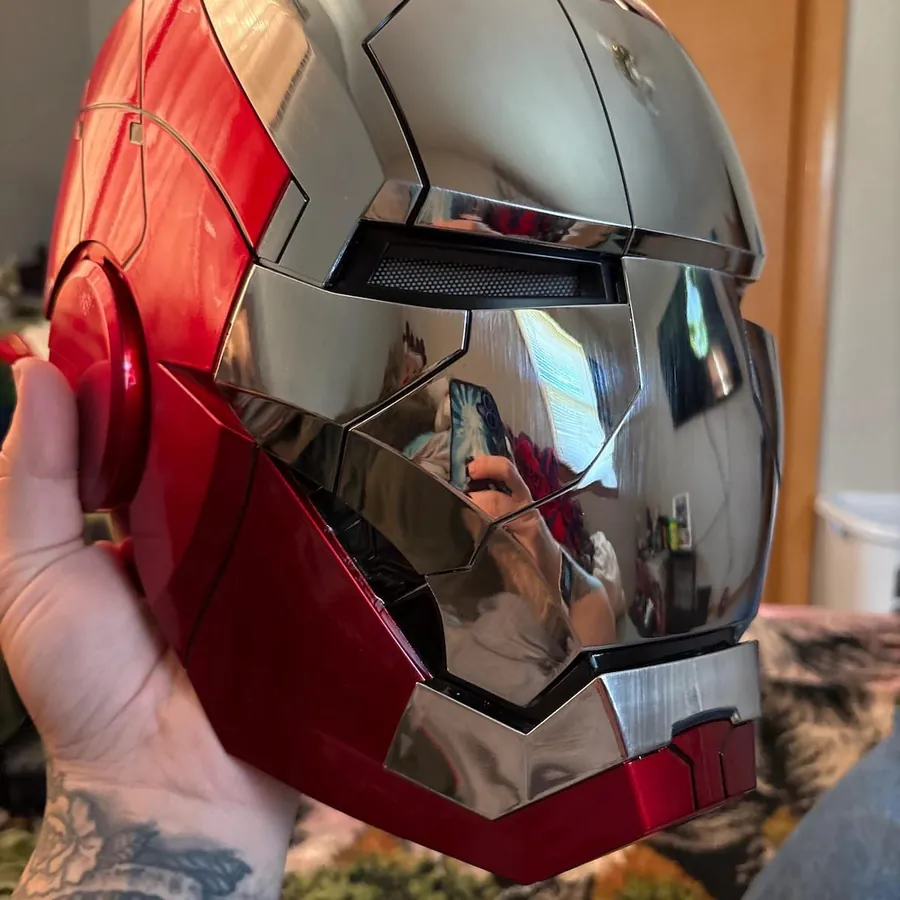 Foto real do IronMask™ enviada por comprador