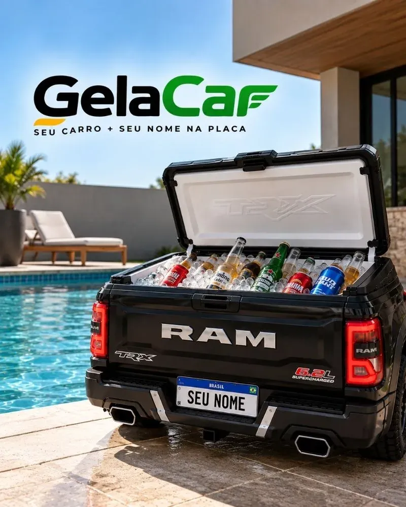 GelaCar™ – Cooler dos Apaixonados por Carros & Churrasco